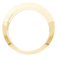 RI-9300 Yellow Gold Ring UNSET - Top View