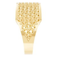 RI-9300 Yellow Gold Ring UNSET - Side View