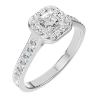 RI-9333 White Gold Ring SET - Main View