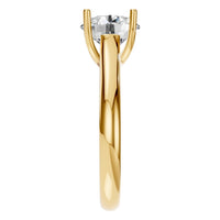 RI-9364 Yellow Gold Ring SET - Side View