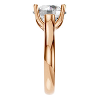 RI-9364 Rose Gold Ring SET - Side View