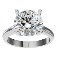 RI-9364 White Gold Ring SET - Front View