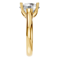 RI-9364 Yellow Gold Ring SET - Side View