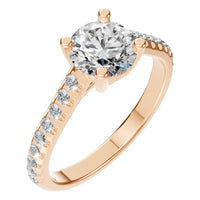 RI-9369 Rose Gold Ring SET - Main View