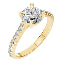 RI-9369 Yellow Gold Ring SET - Main View