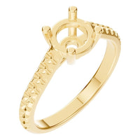 RI-9369 Yellow Gold Ring UNSET - Main View