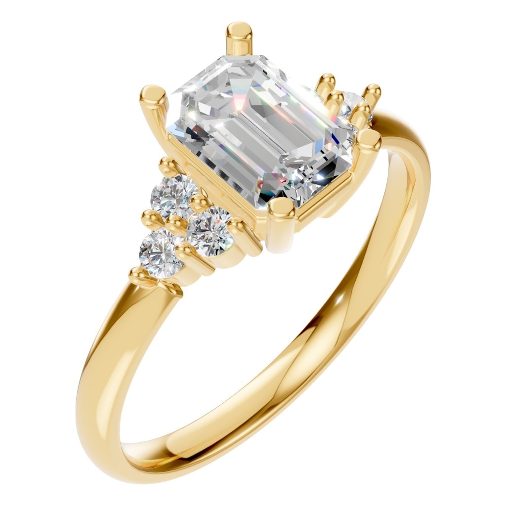 RI-9384 Yellow Gold Ring SET - Main View