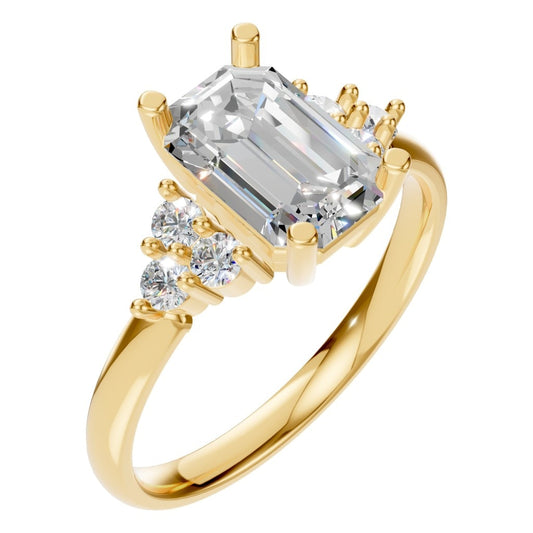 RI-9384 Yellow Gold Ring SET - Main View