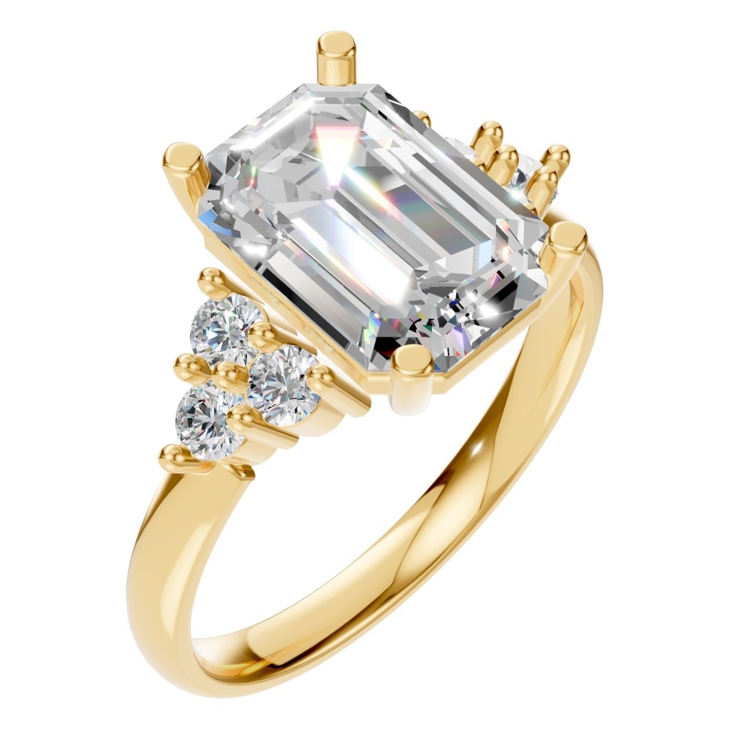 RI-9384 Yellow Gold Ring SET - Main View