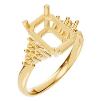 RI-9384 Yellow Gold Ring UNSET - Main View