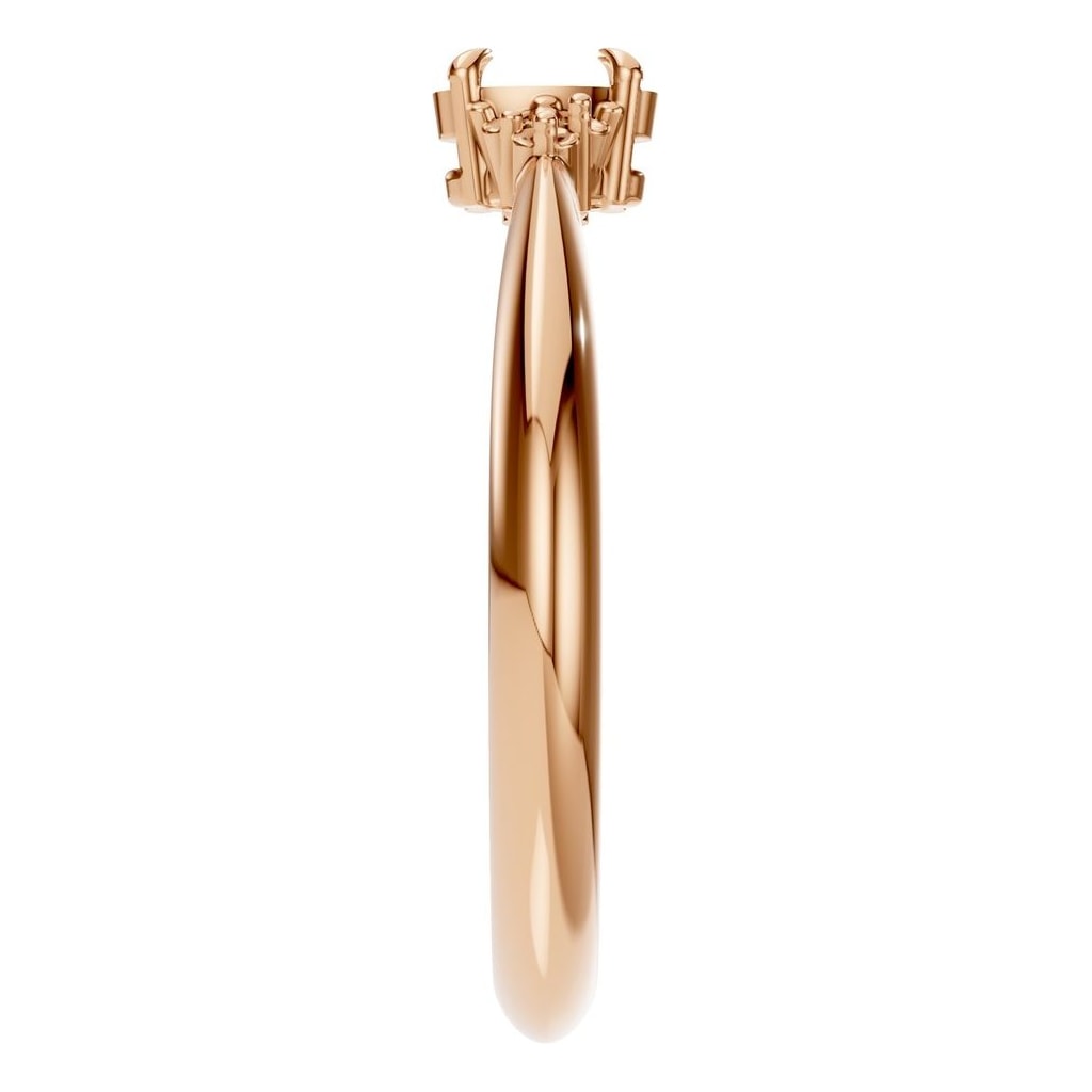 RI-9384 Rose Gold Ring UNSET - Side View