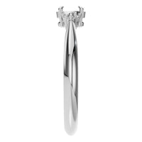 RI-9384 White Gold Ring UNSET - Side View