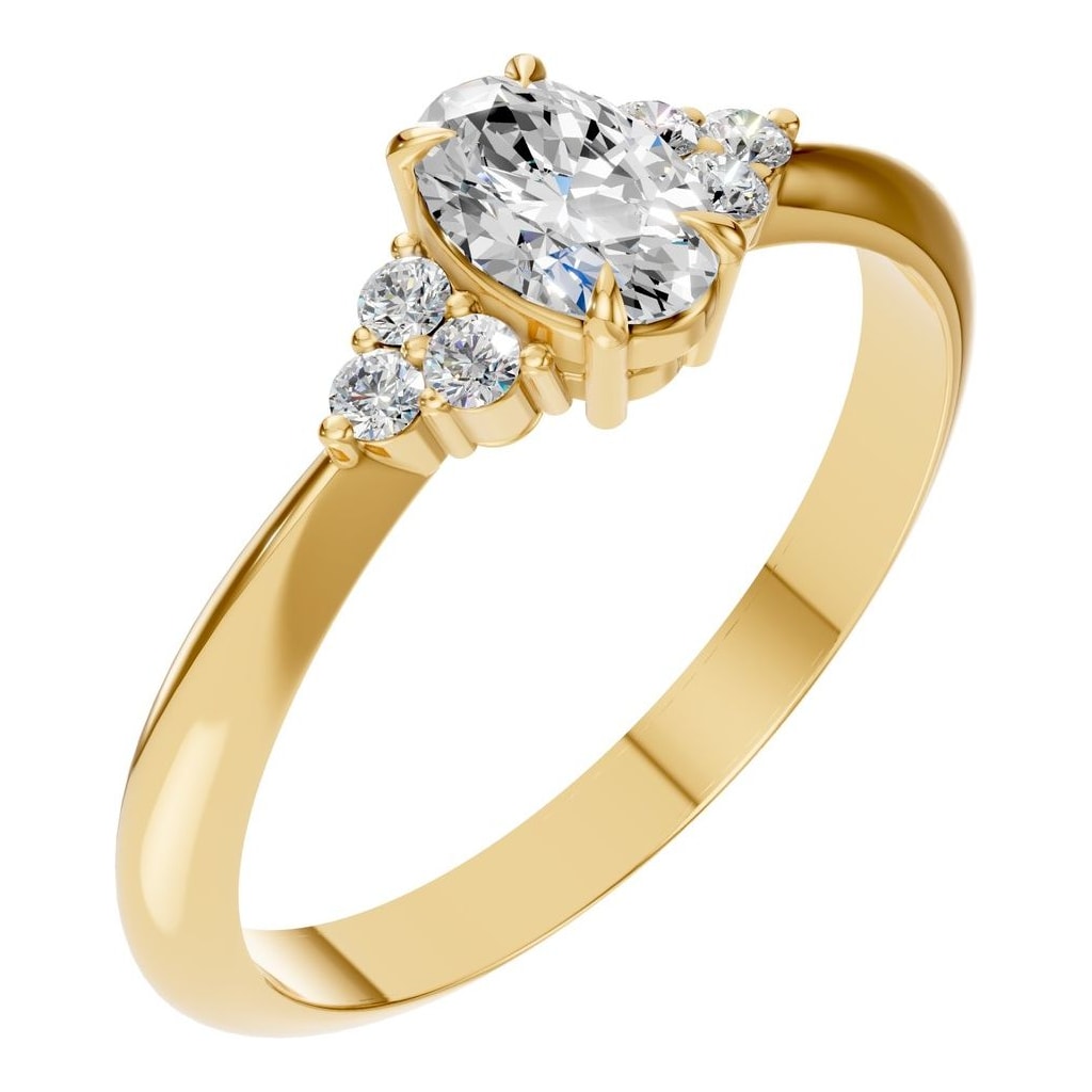 RI-9384 Yellow Gold Ring SET - Main View