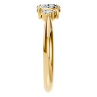 RI-9384 Yellow Gold Ring SET - Side View