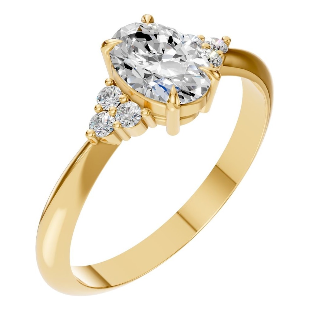 RI-9384 Yellow Gold Ring SET - Main View
