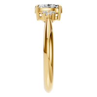 RI-9384 Yellow Gold Ring SET - Side View