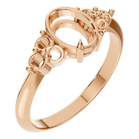 RI-9384 Rose Gold Ring UNSET - Main View