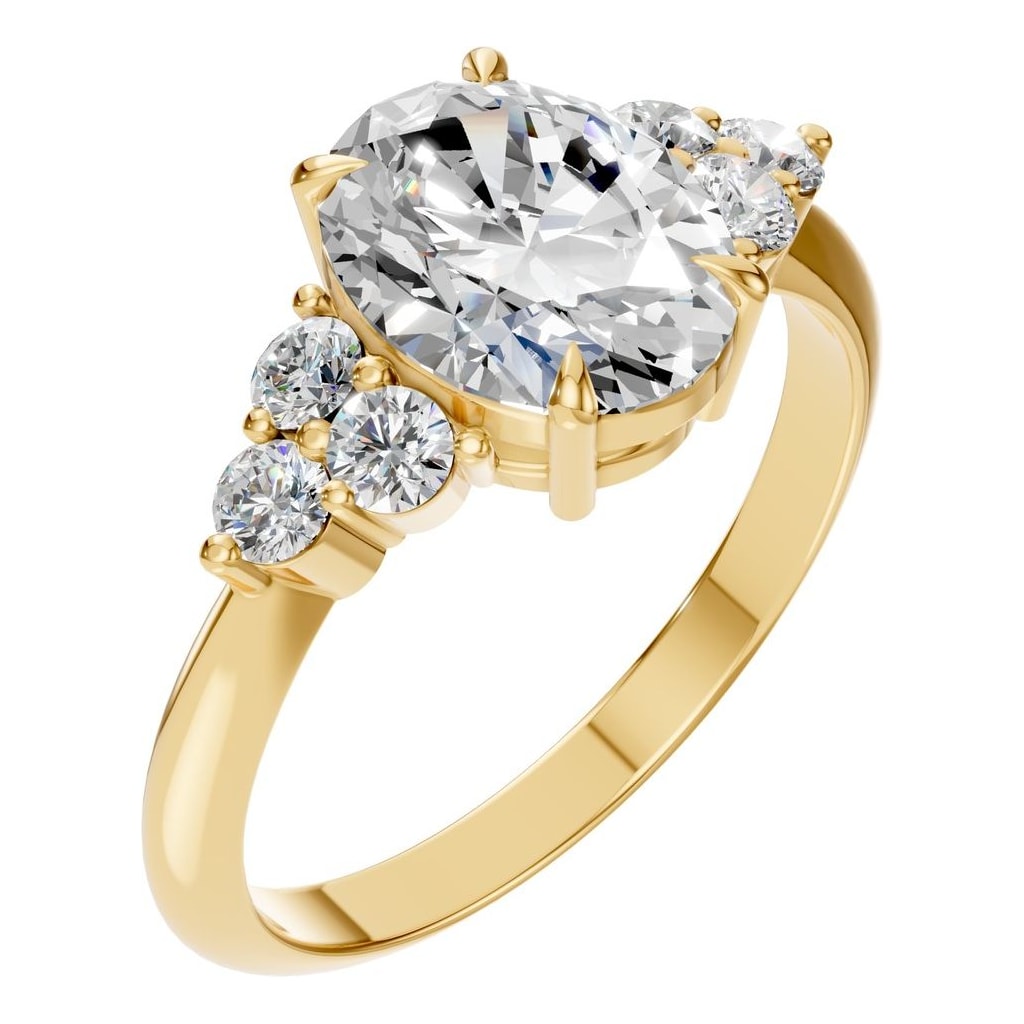 RI-9384 Yellow Gold Ring SET - Main View