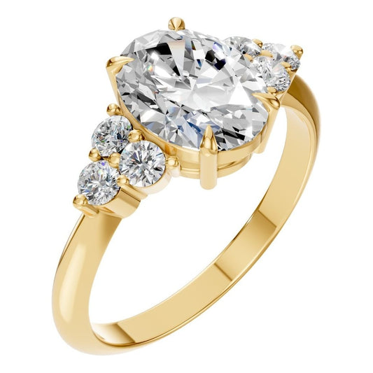 RI-9384 Yellow Gold Ring SET - Main View