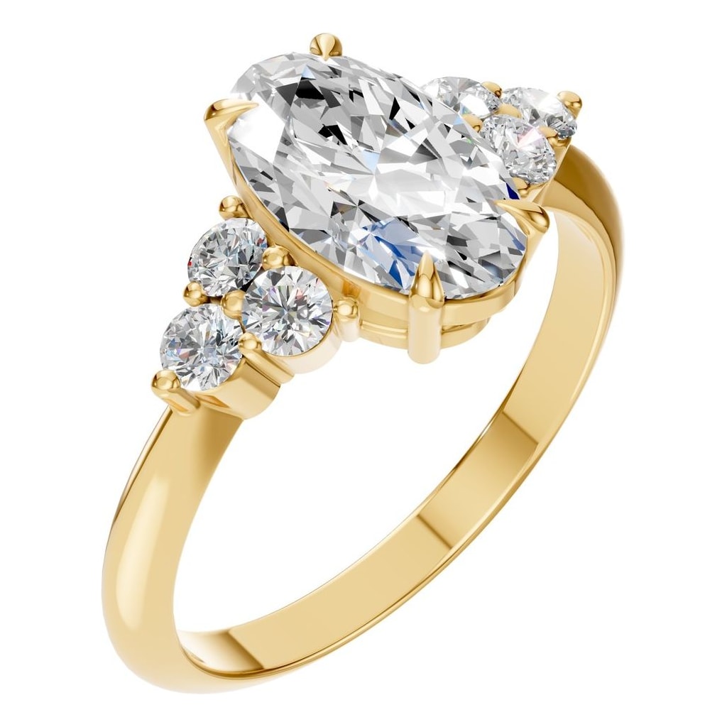 RI-9384 Yellow Gold Ring SET - Main View