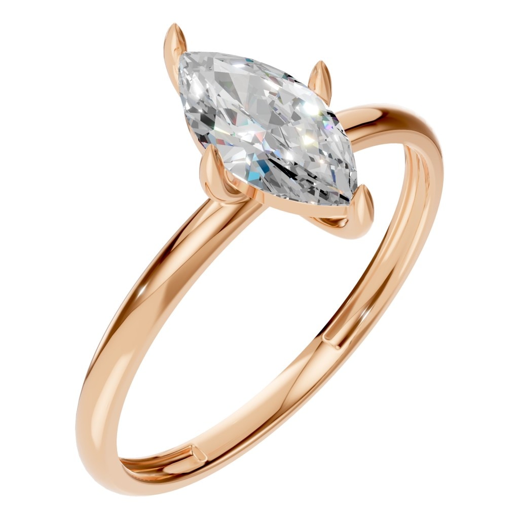 RI-9390 Rose Gold Ring SET - Main View
