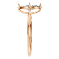 RI-9390 Rose Gold Ring SET - Side View