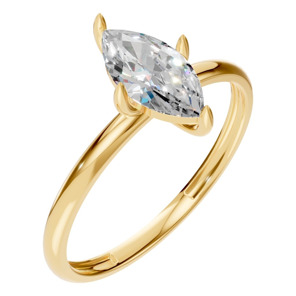 RI-9390 Yellow Gold Ring SET - Main View