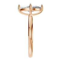 RI-9390 Rose Gold Ring SET - Side View