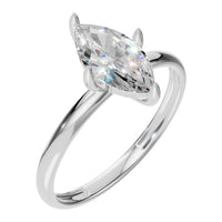 RI-9390 White Gold Ring SET - Main View