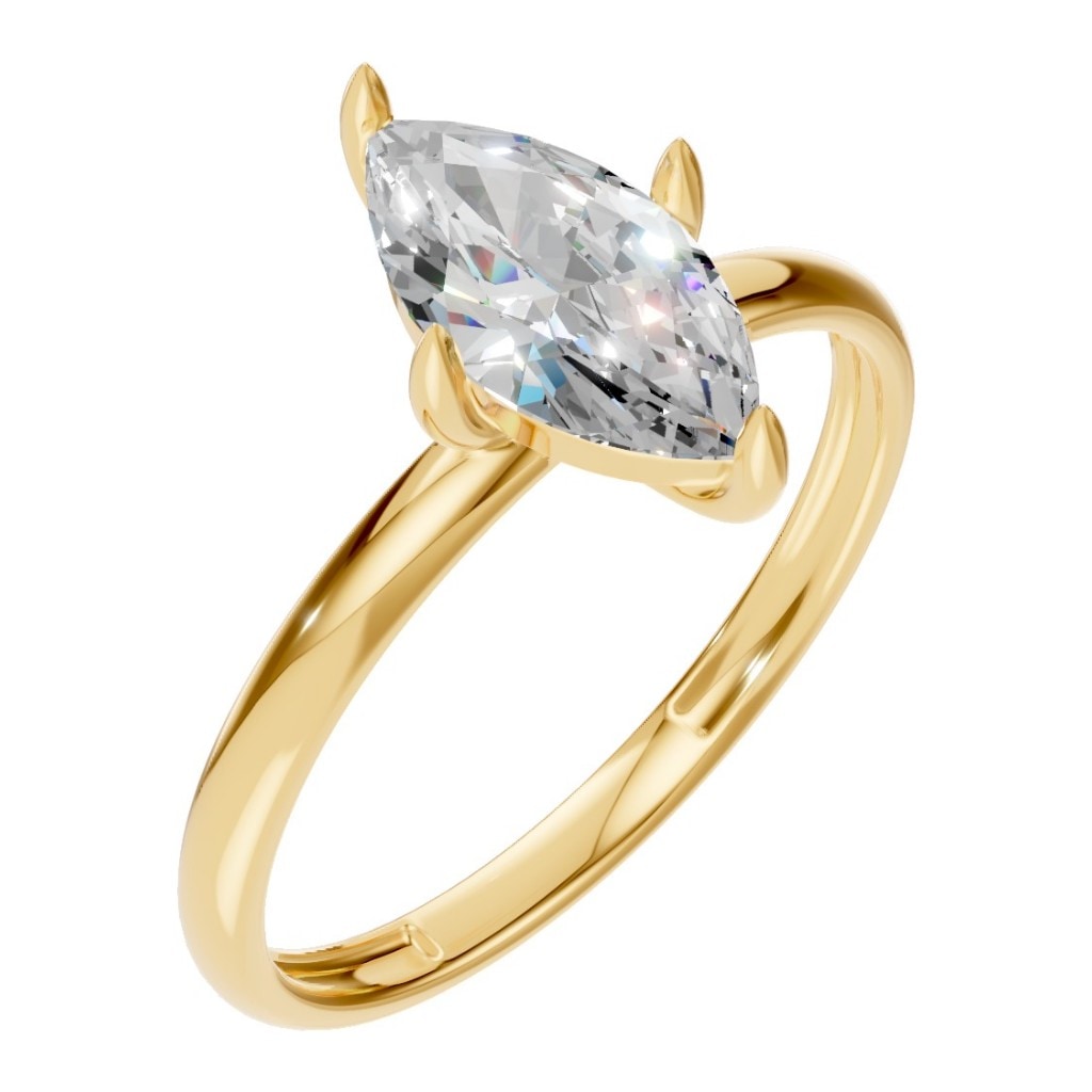RI-9390 Yellow Gold Ring SET - Main View