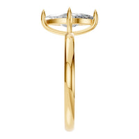 RI-9390 Yellow Gold Ring SET - Side View