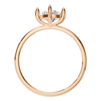 RI-9390 Rose Gold Ring SET - Top View