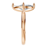 RI-9390 Rose Gold Ring SET - Side View