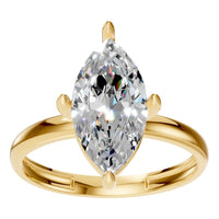 RI-9390 Yellow Gold Ring SET - Front View