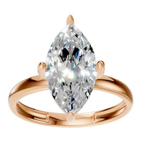 RI-9390 Rose Gold Ring SET - Front View