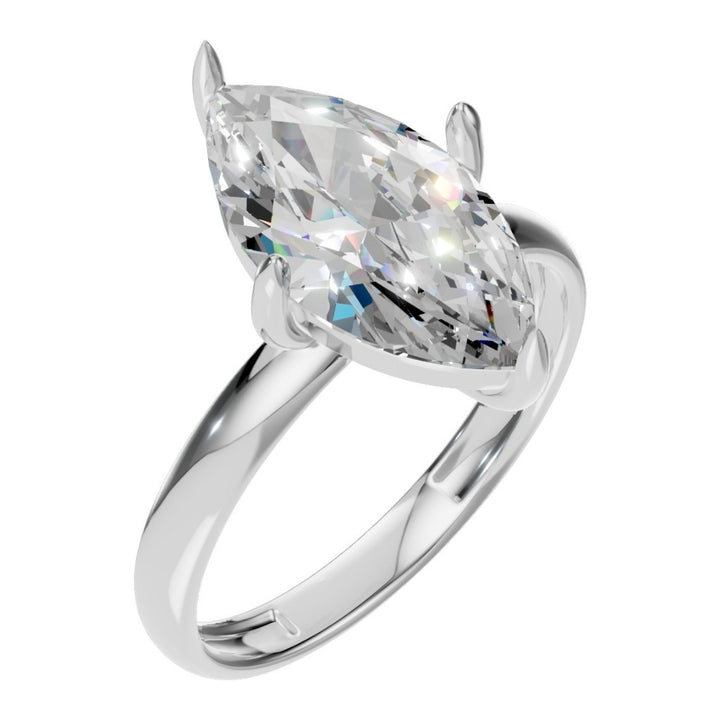 Solitaire Ring Mounting - Marquise 14x7mm