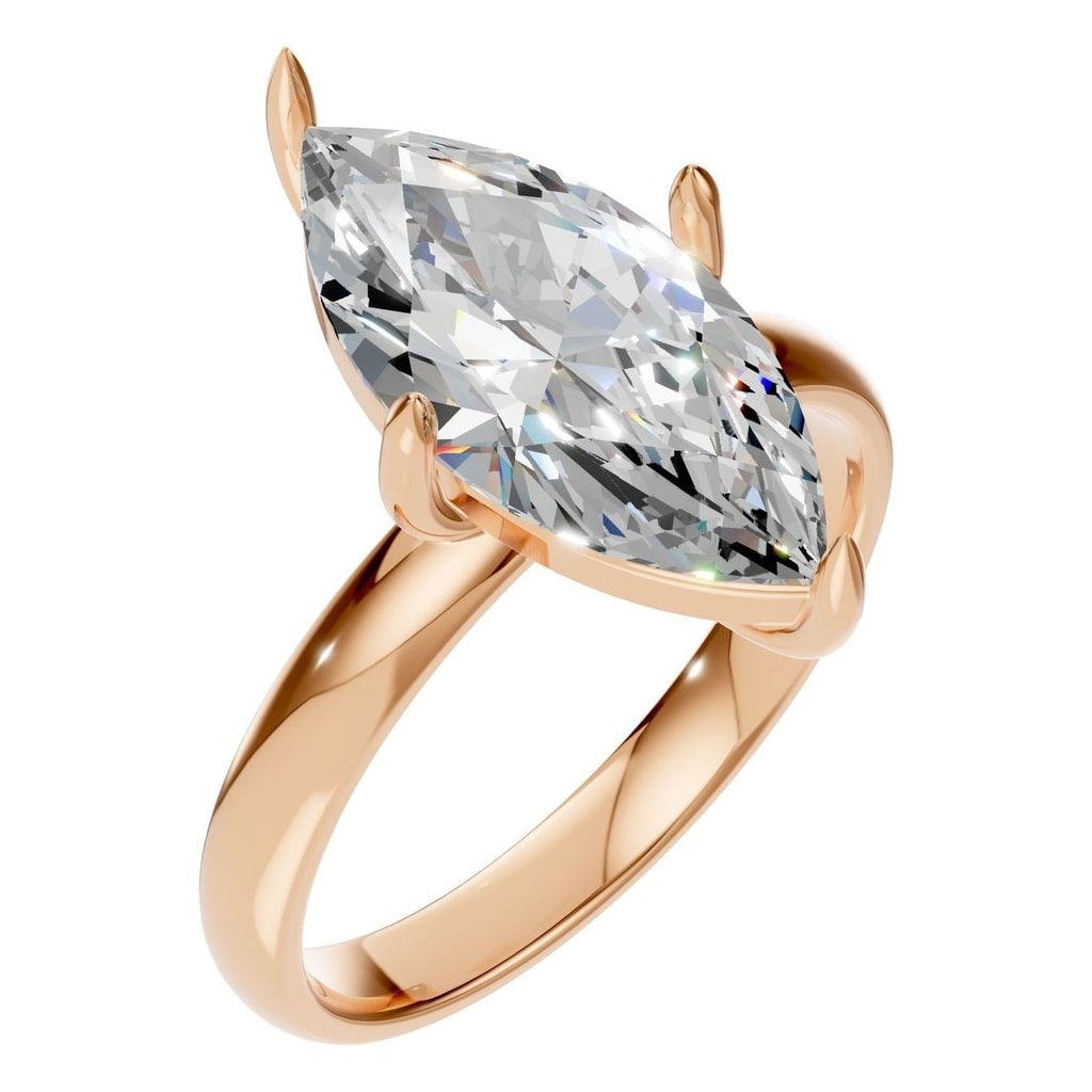 RI-9390 Rose Gold Ring SET - Main View