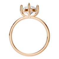 RI-9390 Rose Gold Ring SET - Top View