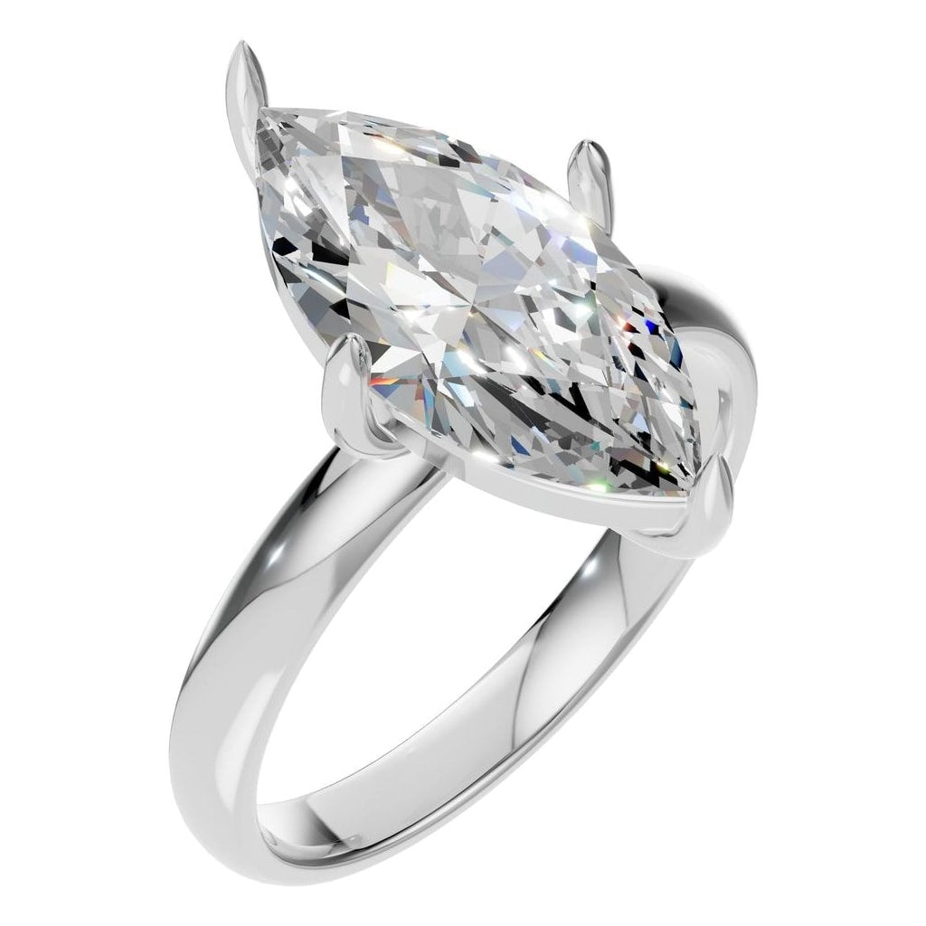 RI-9390 White Gold Ring SET - Main View