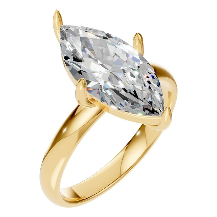 Solitaire Ring Mounting - Marquise 15x7mm