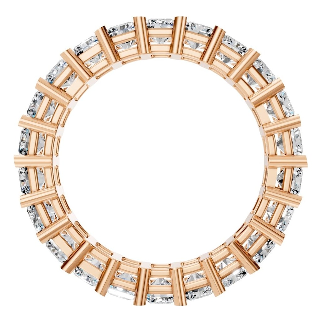 RI-9406 Rose Gold Ring SET - Top View