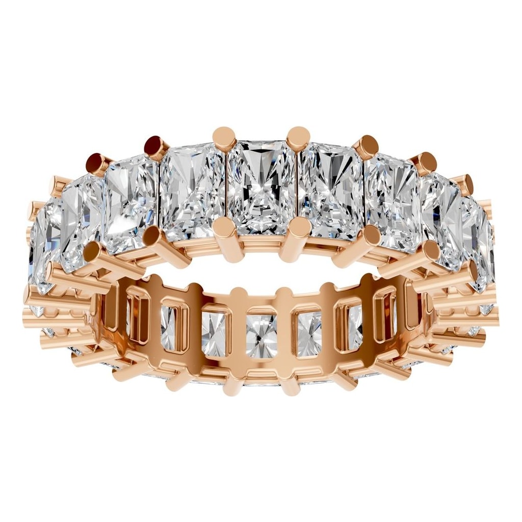RI-9406 Rose Gold Ring SET - Front View