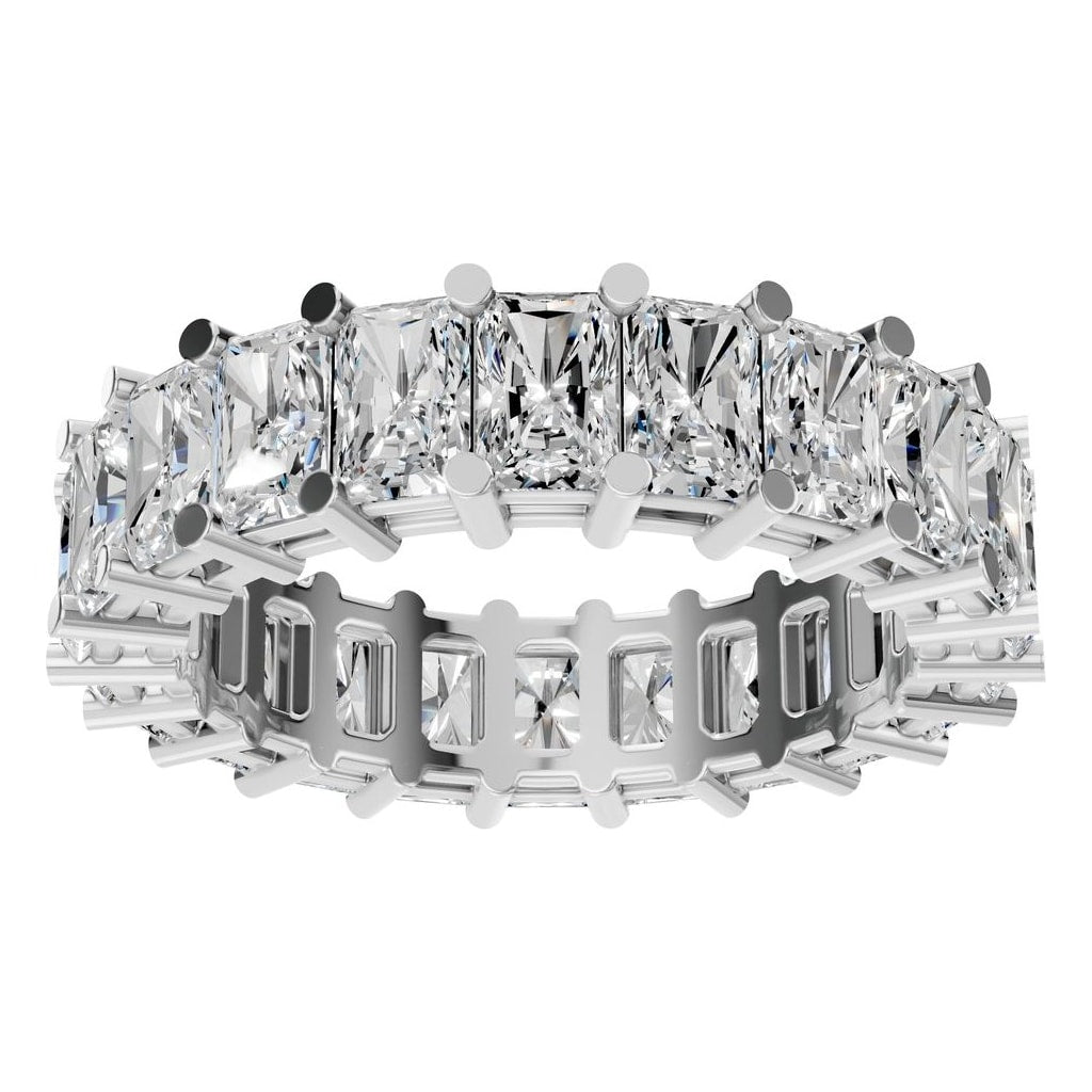 RI-9406 White Gold Ring SET - Front View