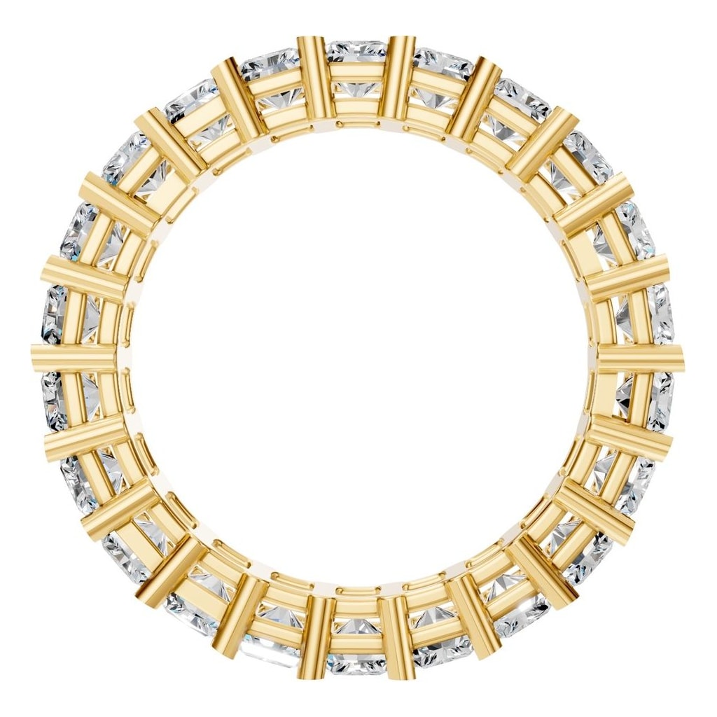 RI-9406 Yellow Gold Ring SET - Top View