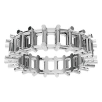 RI-9406 White Gold Ring UNSET - Front View