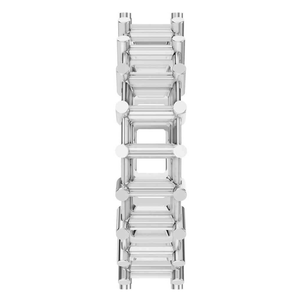 RI-9406 White Gold Ring UNSET - Side View