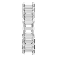 RI-9406 White Gold Ring UNSET - Side View