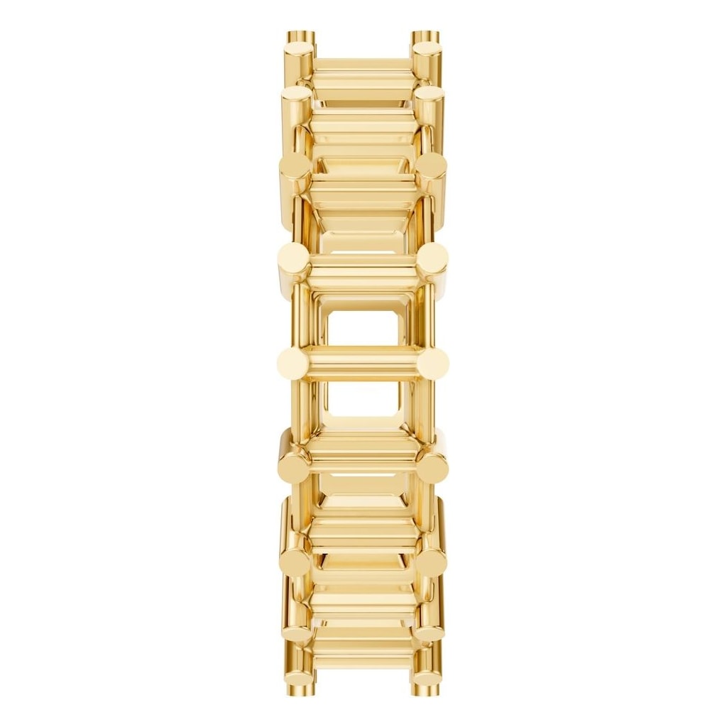 RI-9406 Yellow Gold Ring UNSET - Side View