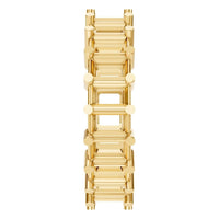 RI-9406 Yellow Gold Ring UNSET - Side View