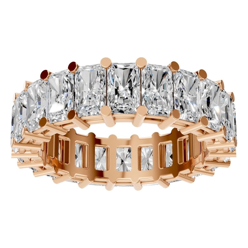 RI-9406 Rose Gold Ring SET - Front View